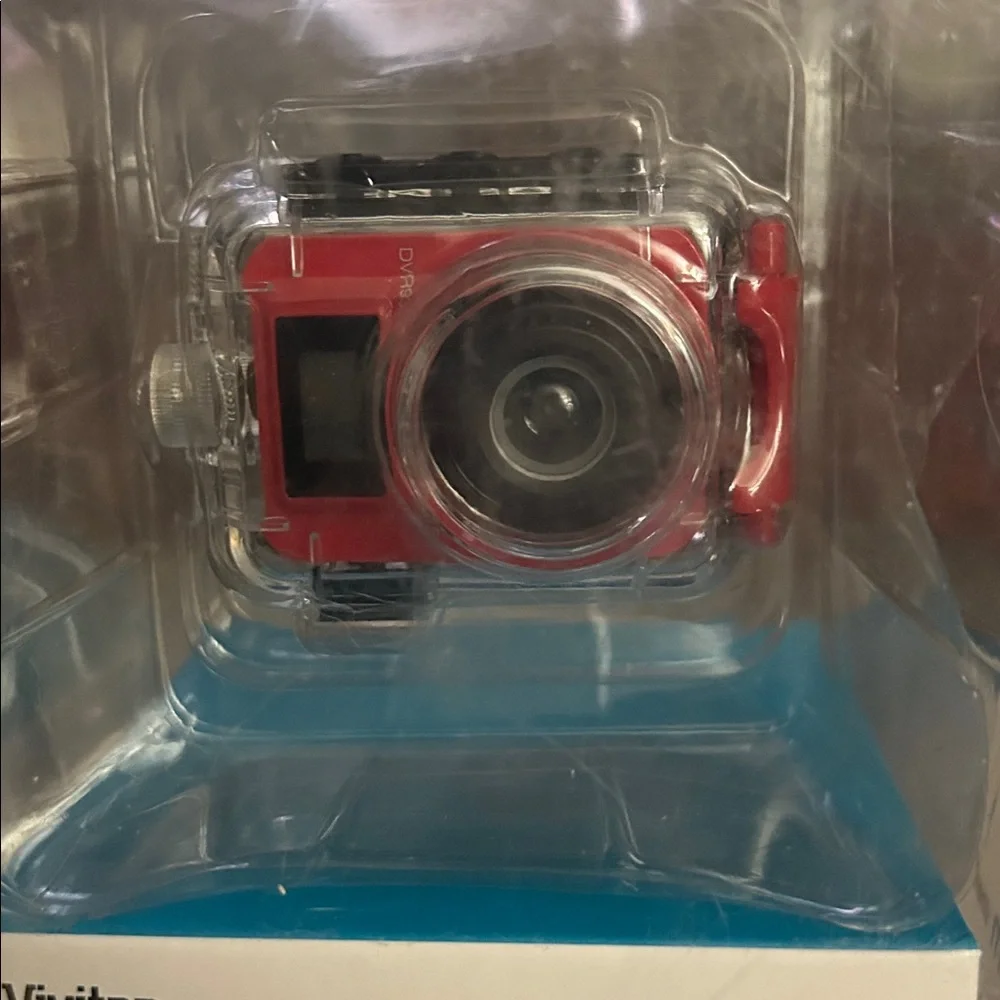 Vivitar LifeCam Wearable Camcorder 1080p Full HD New in Box DVR936 RED